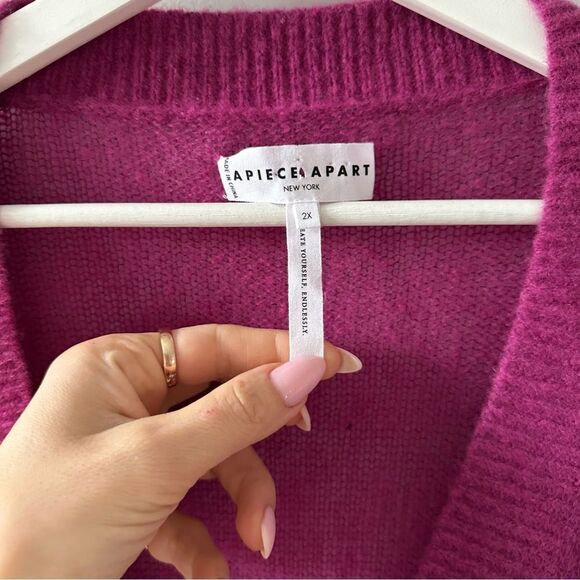 Apiece Apart Softest Tissue Weight Cardigan - Picture 5 of 7